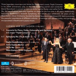 Anne-Sophie Mutter, Yo-Yo Ma, Daniel Barenboim -  Beethoven: Triple Concerto, Symphony No.7 CD