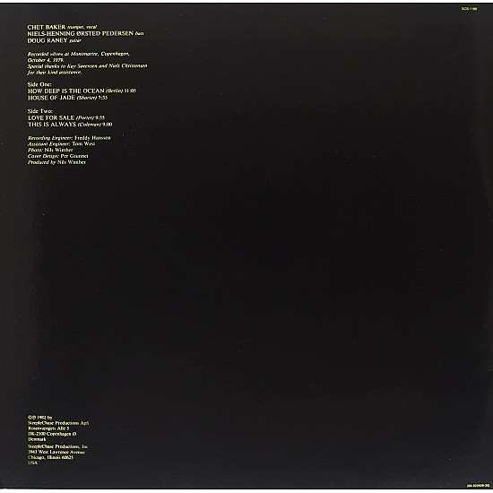 Chet Baker - This Is Always (Audiophile)Plak LP