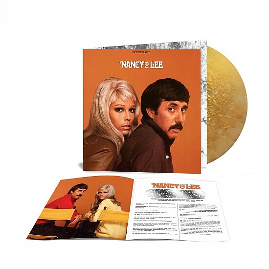 Nancy  Sinatra ‎- The Hits of Nancy & Lee  (Gold Coloured) Plak LP