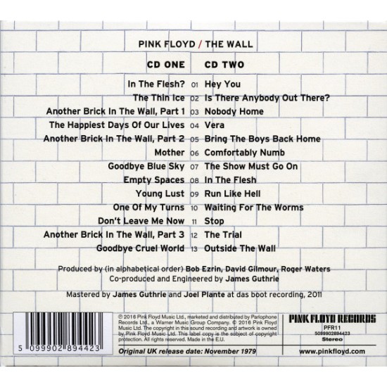 Pink Floyd - ‎The Wall 2 CD 