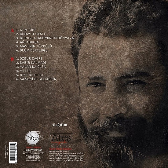 Ahmet Kaya - Şarkılarım Dağlara Plak LP