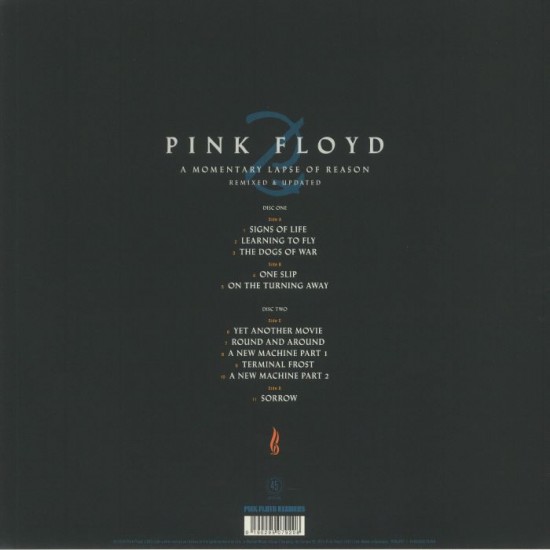 Pink Floyd - A Momentary Lapse Of Reason (Remixed and Updated) 45rpm Plak 2 LP