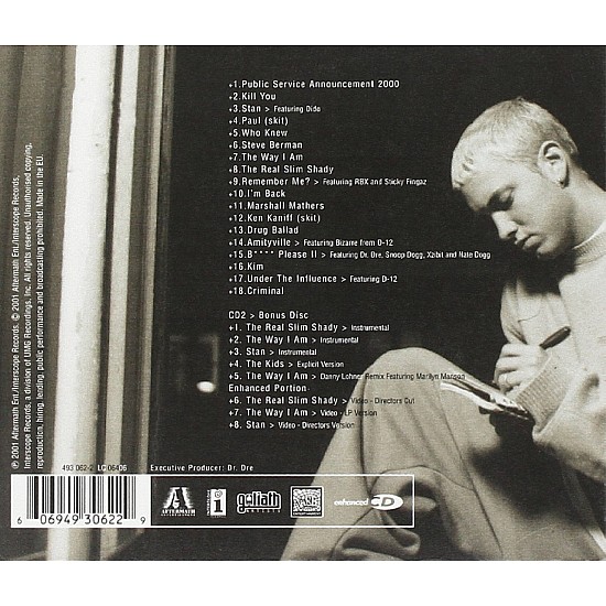 Eminem – The Marshall Mathers LP CD