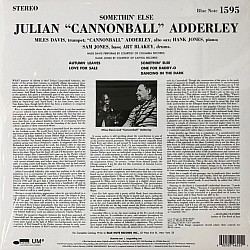 Cannonball Adderley - Somethin Else (Blue Note) Plak LP