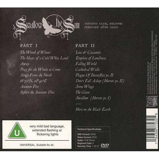 Swallow The Sun - Live In Helsinki 2 CD + DVD