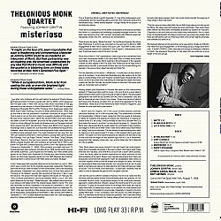 Thelonious Monk Quartet - Misterioso Caz Plak LP