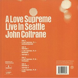John Coltrane - A Love Supreme: Live In Seattle Caz Plak 2 LP
