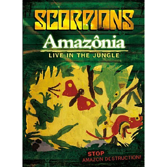 Scorpions ‎– Amazônia - Live In The Jungle DVD (PAL)