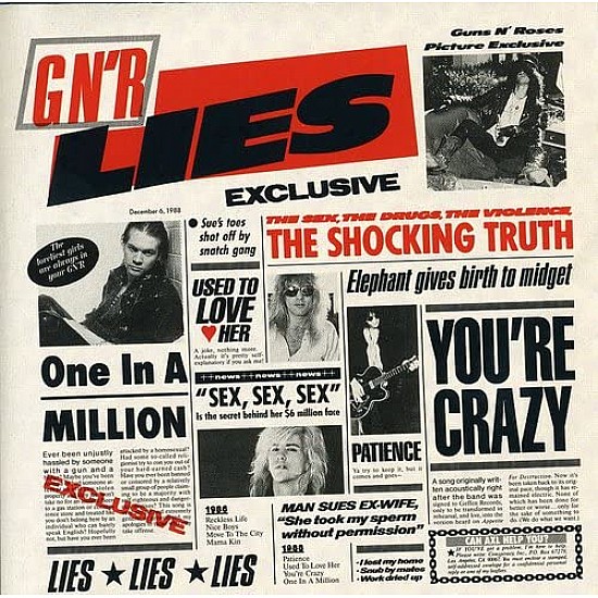 Guns N' Roses - G N' R Lies CD