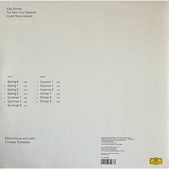Max Richter - The New Four Seasons Vivaldi Recomposed Plak LP