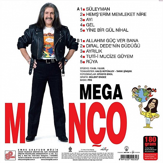 Barış Manço - Mega Manço Plak LP