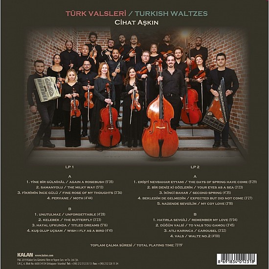 Cihat Aşkın ‎– Türk Valsleri (Turkish Waltzes) Plak 2 LP