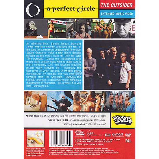 A Perfect Circle - Lost In The Bermuda Triangle DVD (PAL)
