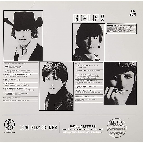 The Beatles - Help! Plak LP