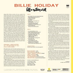 Billie Holiday – All Or Nothing At All Plak LP