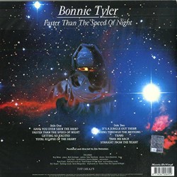 Bonnie Tyler – Faster Than The Speed Of Night Plak (Mavi Renkli) LP