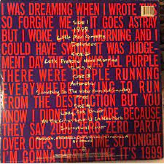 Prince - 1999 Plak (Mor Renkli) 2 LP