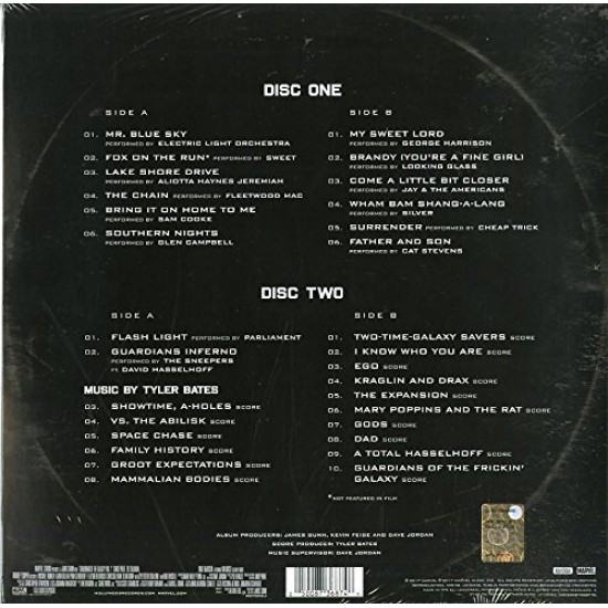 Guardians of the Galaxy Vol. 2  (Deluxe) Soundtrack Plak 2 LP