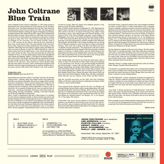 John Coltrane – Blue Train (Kırmızı Renkli) Plak LP