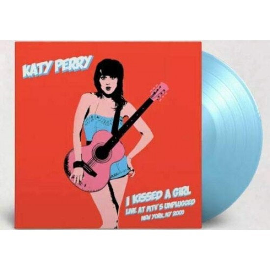 Katy Perry – I Kissed A Girl (Live At MTV Unplugged, New York, NY 2009) (Sky Blue) Plak LP  * ÖZEL BASIM *