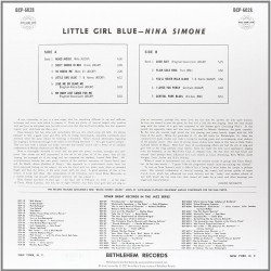 Nina Simone - Little Girl Blue (Audiophile) Plak  LP