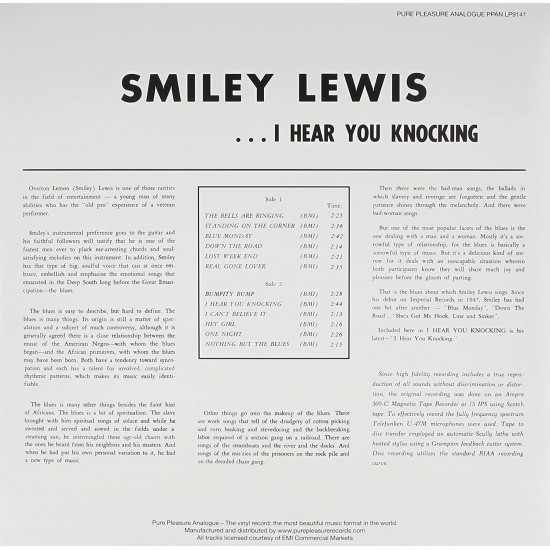 Smiley Lewis - I Hear You Knocking (Audiophile) Plak LP