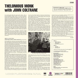 Thelonious Monk - Thelonious Monk With John Coltrane (Mor Renkli) Plak LP