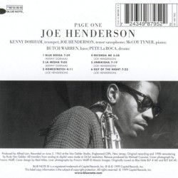 Joe Henderson - Page One (RVG Edition) CD