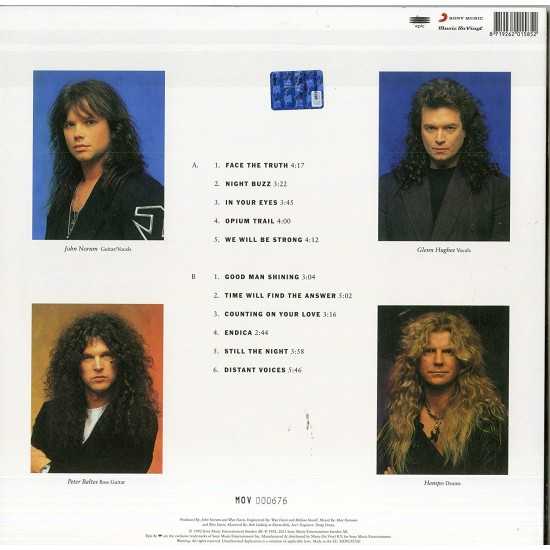 John Norum - Face The Truth (Mavi Renkli) Plak LP