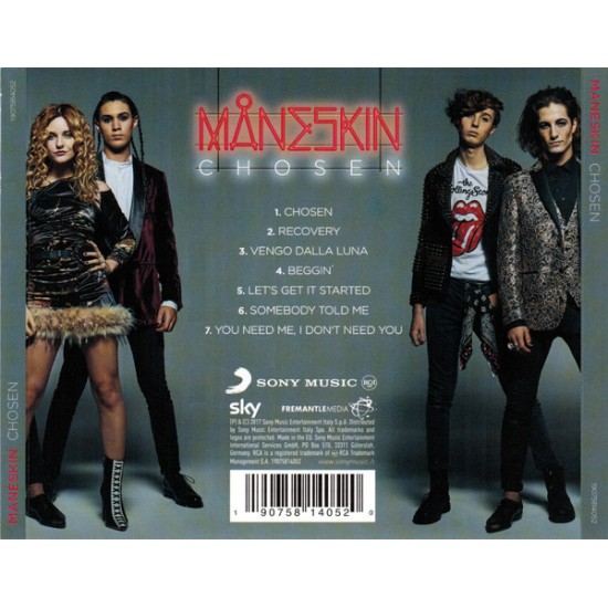 Maneskin - Chosen CD