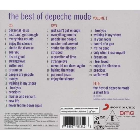 Depeche Mode - The Best Of (Volume 1) CD + DVD