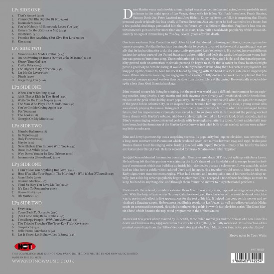 Dean Martin – The Platinum Collection  (Beyaz Renkli) Caz Plak 3 LP