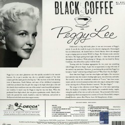 Peggy Lee - Black Coffee Caz (Audiophile) Plak LP