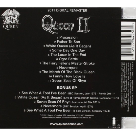 Queen - Queen II (Deluxe) 2 CD