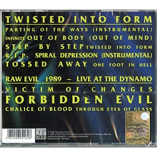 Forbidden - Twisted Into Form CD