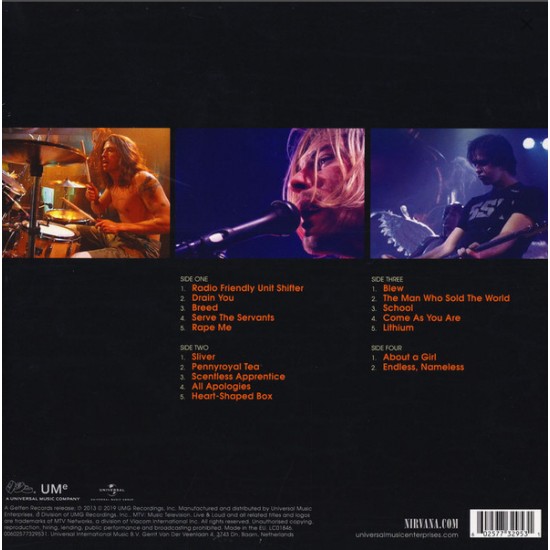 Nirvana - Live And Loud Plak 2 LP
