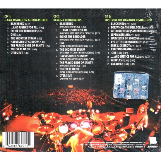 Metallica – And Justice For All ‎3 CD