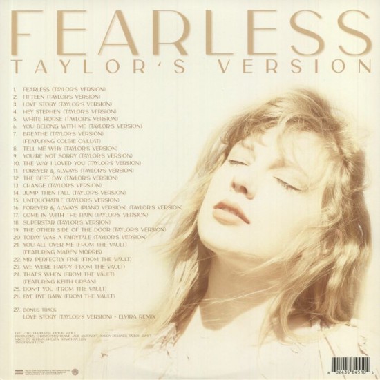 Taylor Swift - Fearless Taylor's Version (Altın Renkli) Plak 3 LP