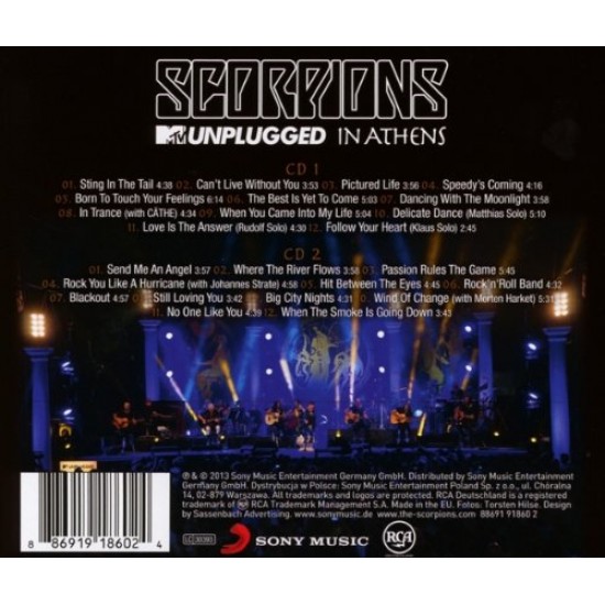 Scorpions - MTV Unplugged In Athens 2 CD