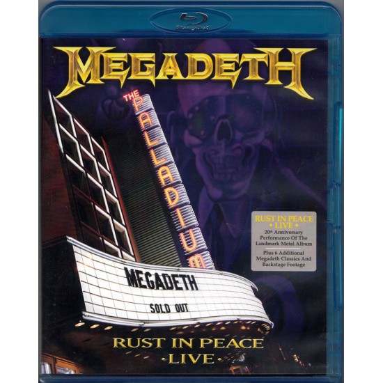 Megadeth - Rust In Peace Live Blu-ray Disk