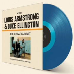 Louis Armstrong and Duke Ellington - The Great Summit (Mavi Renkli) Plak LP