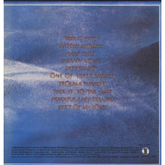 Eagles ‎– Their Greatest Hits Vol. 1 Plak LP