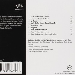 Coleman Hawkins - Encounters Ben Webster CD