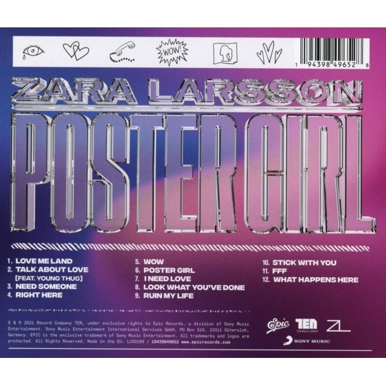 Zara Larsson - Poster Girl CD