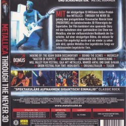 Metallica ‎– Through The Never 3D +2D Blu-ray 2 Disk