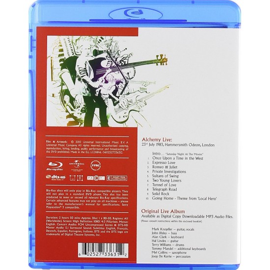 Dire Straits ‎– Alchemy - Dire Straits Live Blu-ray Disk