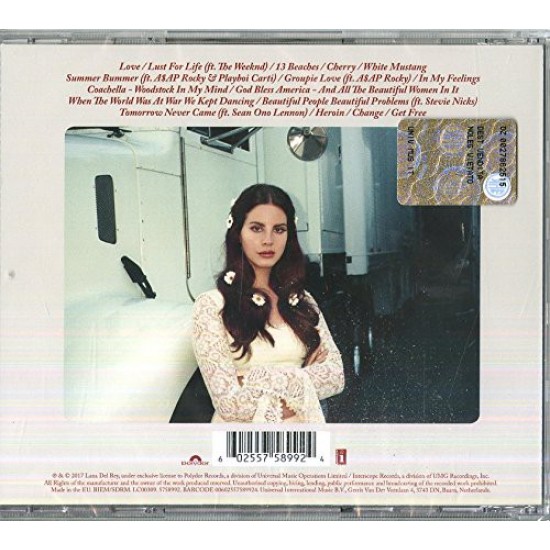 Lana Del Rey ‎– Lust For Life CD