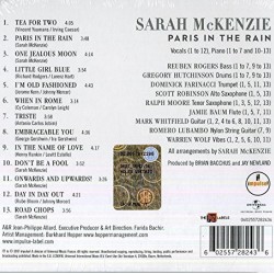 Sarah McKenzie - Paris In The Rain CD