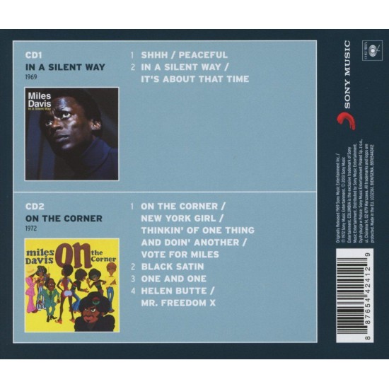 Miles Davis - In A Silent Way / On The Corner 2 CD