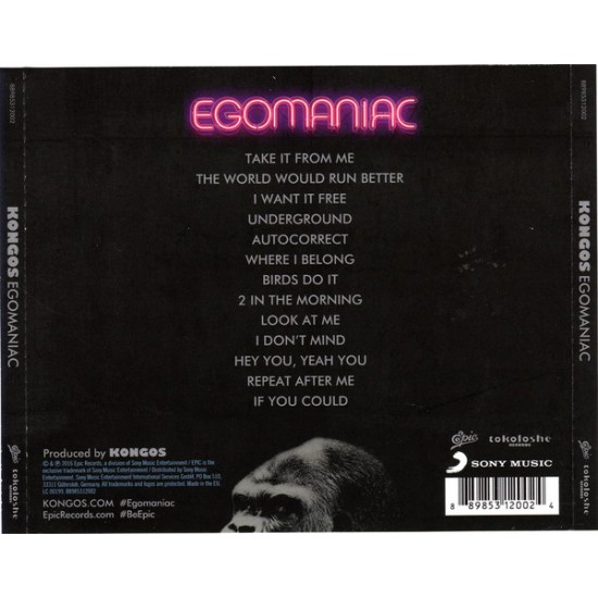 Kongos - Egomaniac CD